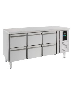 700 TABLE RÉFRIGÉRÉE 6 TIROIRS ENERGY LINE
