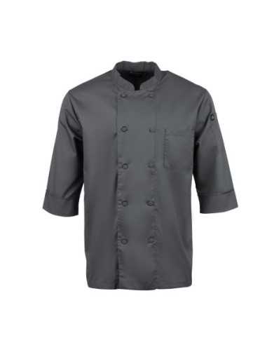 Veste de cuisine mixte Chef Works grise L