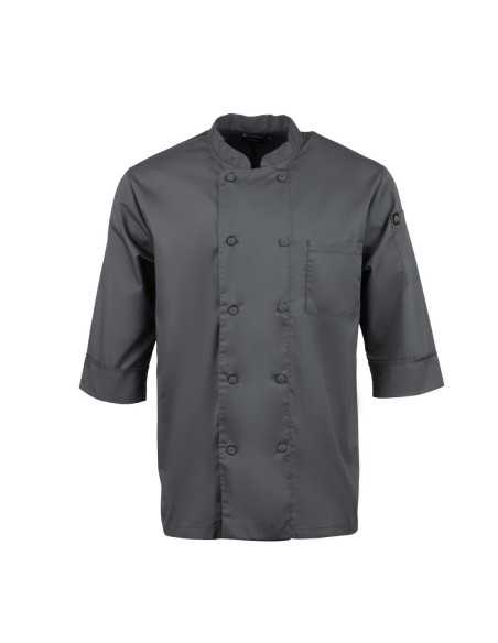 Veste de cuisine mixte Chef Works grise L
