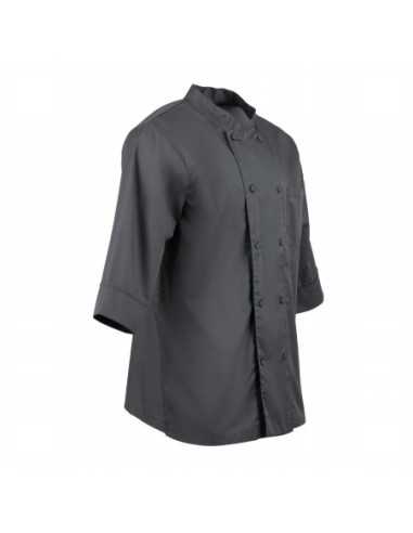 Veste de cuisine mixte Chef Works grise L