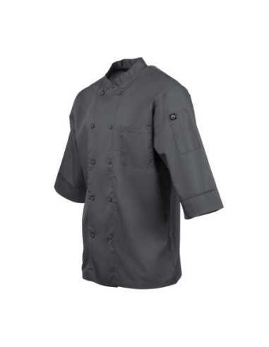 Veste de cuisine mixte Chef Works grise L