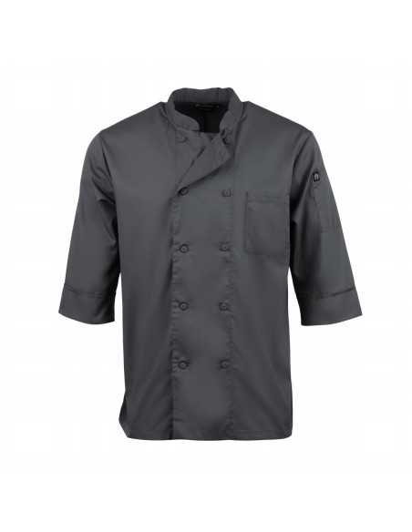 Veste de cuisine mixte Chef Works grise L