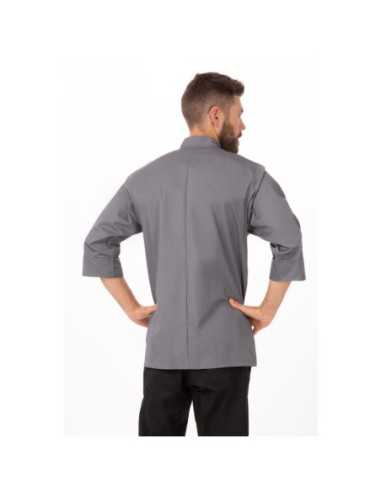 Veste de cuisine mixte Chef Works grise L