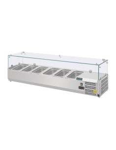 Saladette réfrigérée Polar 6x GN 1/4 - comptoir pizza 2