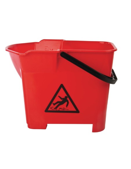 Seau à poignée Nisbets Essentials - rouge, 770 g