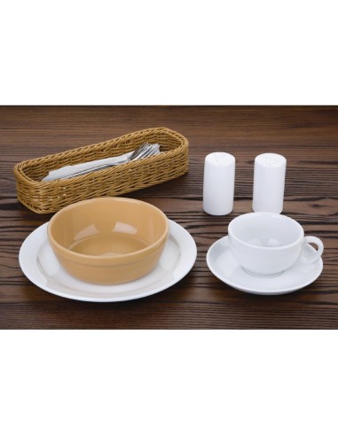 Plats à gratin ronds Olympia Stoneware 156mm - lot de 6