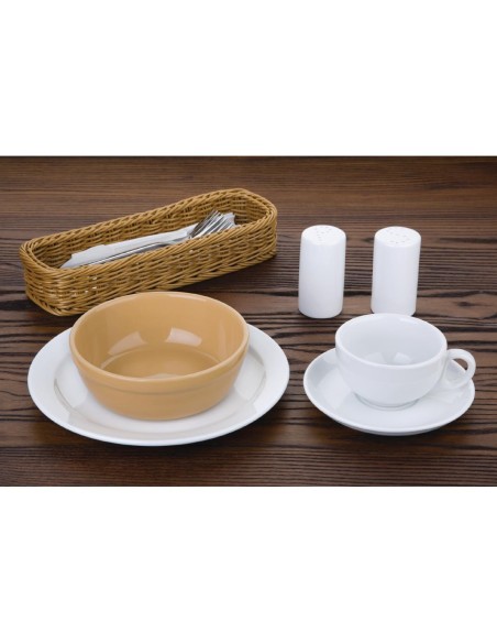Plats à gratin ronds Olympia Stoneware 156mm - lot de 6