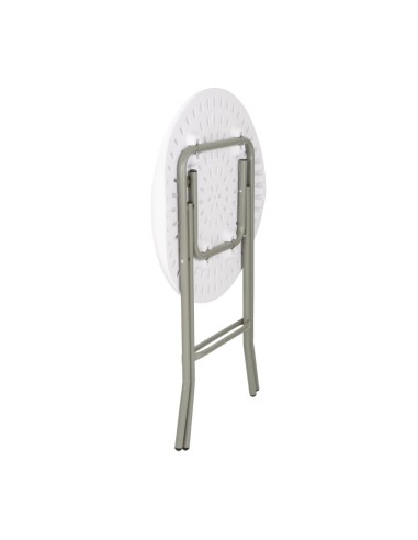 Table ronde pliante Bolero 735x600 mm - Blanc