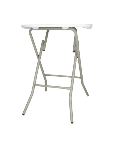 Table ronde pliante Bolero 735x600 mm - Blanc