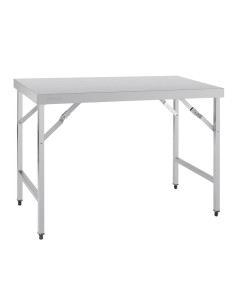 Table pliante inox Vogue 1200mm - robuste et transportable
