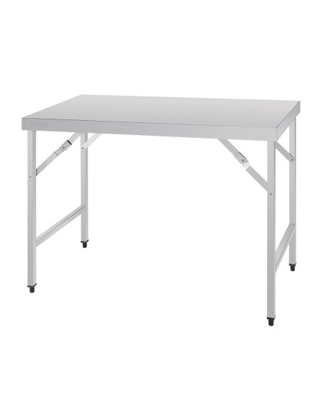 Table pliante inox Vogue 1200mm - robuste et transportable