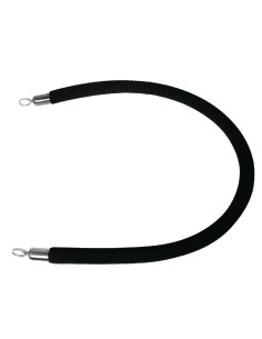 Cordon d'accueil Bolero noir - 1,5 m