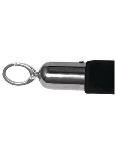 Cordon d'accueil Bolero noir - 1,5 m