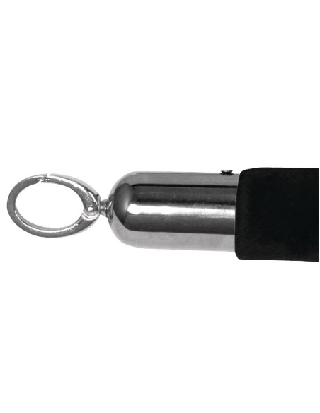 Cordon d'accueil Bolero noir - 1,5 m