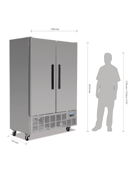 Armoire réfrigérée 2 portes 960L Polar Série G
