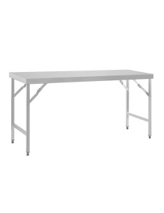Grande table pliante inox Vogue 1800mm - solide et pratique