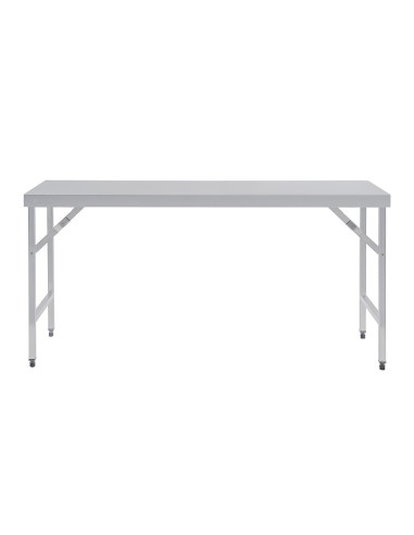 Grande table pliante inox Vogue 1800mm - solide et pratique