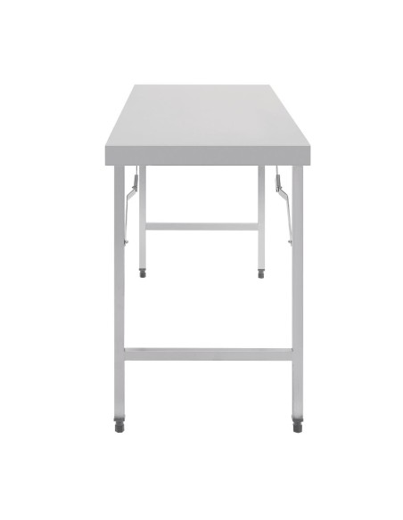Grande table pliante inox Vogue 1800mm - solide et pratique