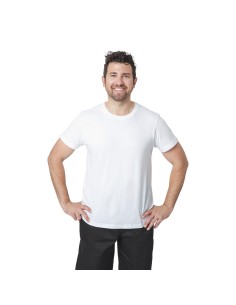 T-Shirt mixte blanc M - 100% coton - Sans Marque 2