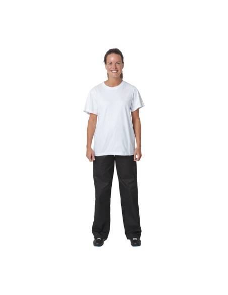 T-Shirt mixte blanc M - 100% coton - Sans Marque