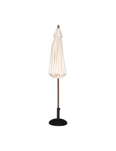 Parasol rond Bolero écru 2,5m - Ombre élégante 2