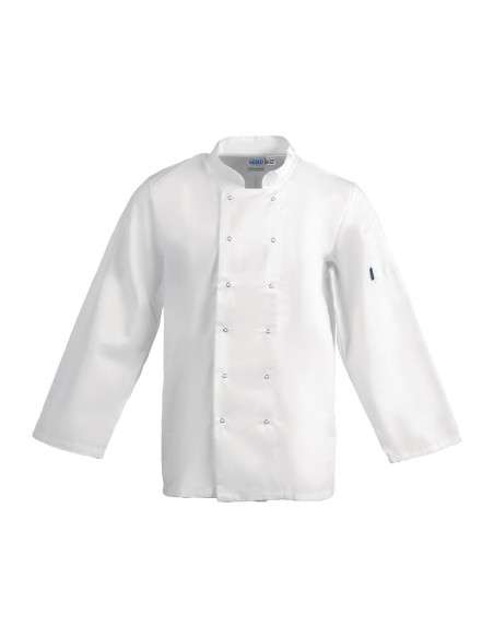 Veste de cuisine mixte Whites Vegas blanche L - Whites Chefs