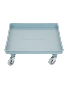 Chariot Vogue pour casiers de lavage 40kg - Bleu 2