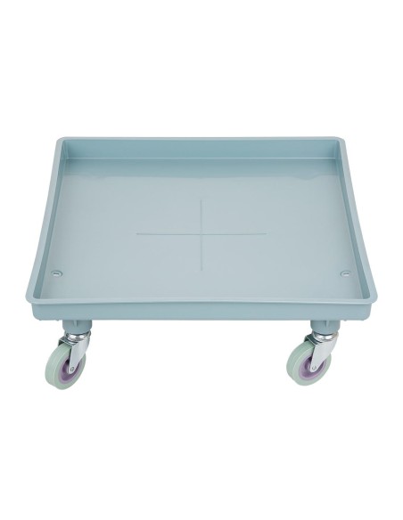 Chariot Vogue pour casiers de lavage 40kg - Bleu