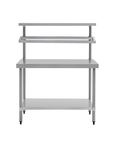 Table préparation inox Vogue - support bacs GN 1500x1200x600