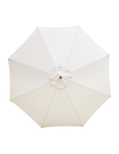 Parasol rond Bolero écru 2,5m - Ombre élégante