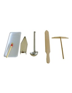 Kit d'étalement 6 pièces pour crêpière Krampouz