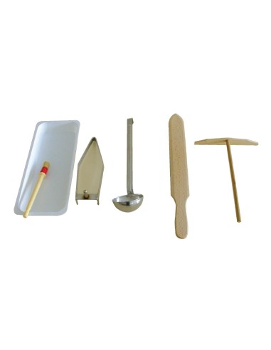 Kit d'étalement 6 pièces pour crêpière Krampouz