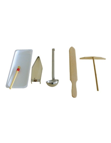 Kit d'étalement 6 pièces pour crêpière Krampouz