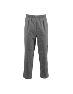 Pantalon cuisine Whites Easyfit XS à carreaux noirs