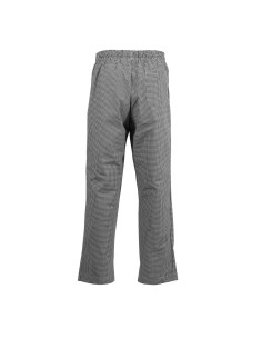 Pantalon cuisine Whites Easyfit XS à carreaux noirs 2