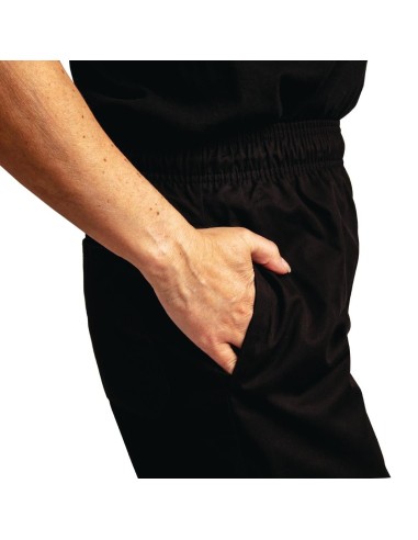 Pantalon de cuisine mixte Teflon Easyfit noir XL