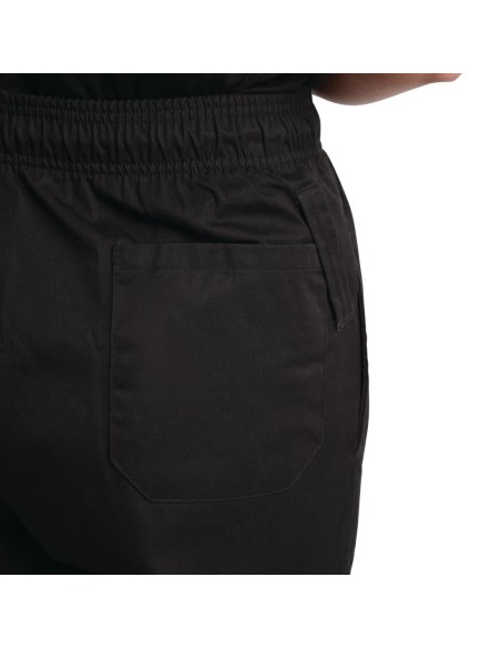 Pantalon de cuisine mixte Teflon Easyfit noir XL