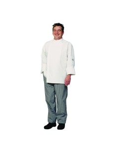 Veste cuisinier Chaud Devant Santino blanc S - Polycoton
