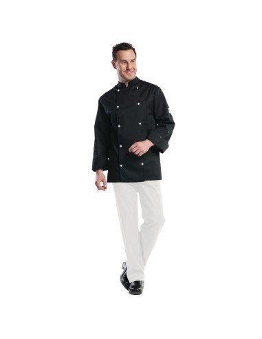 Veste de cuisine Chaud Devant Firenze noire M - Classique