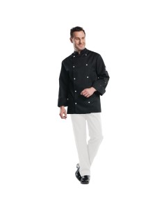 Veste de cuisine Chaud Devant Firenze noire XXL - Classique