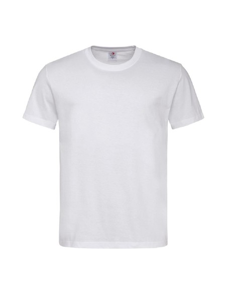 T-Shirt mixte blanc XL - 100% coton - Sans Marque