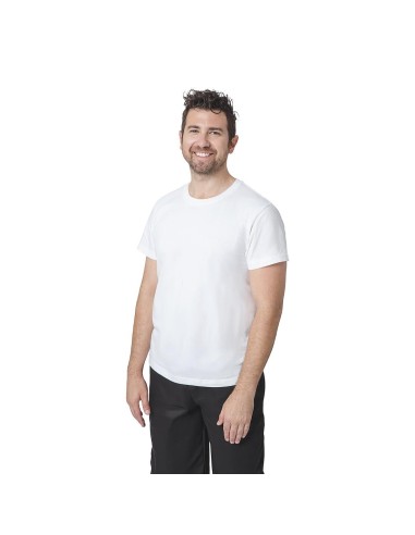 T-Shirt mixte blanc XL - 100% coton - Sans Marque