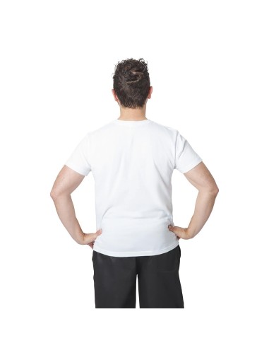 T-Shirt mixte blanc XL - 100% coton - Sans Marque