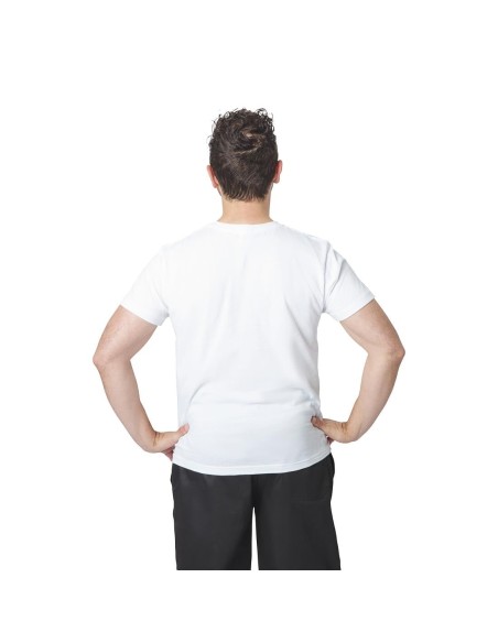 T-Shirt mixte blanc XL - 100% coton - Sans Marque