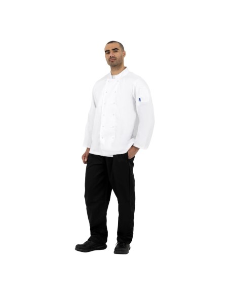 Veste de cuisine mixte Whites Vegas XL blanche - Durabilité et confort