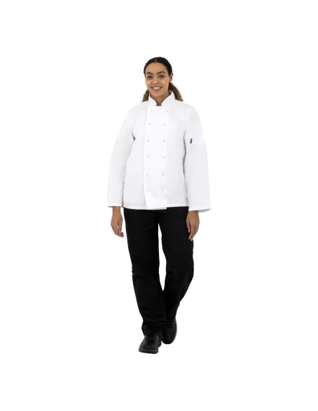Veste de cuisine mixte Whites Vegas blanche XXL - Whites Chefs