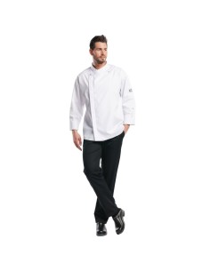 Pantalon de cuisine mixte Chaud Devant Nero noir 52/54