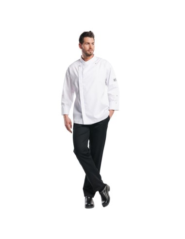 Pantalon de cuisine mixte Chaud Devant Nero noir 52/54