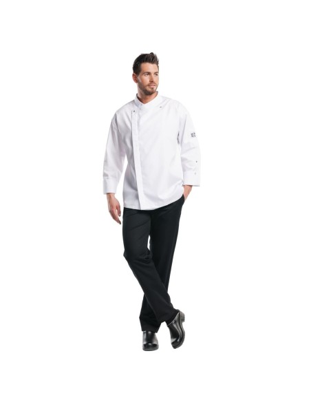 Pantalon de cuisine mixte Chaud Devant Nero noir 56