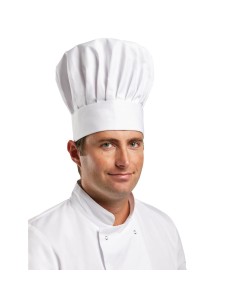Toque de chef Whites Tallboy L - Blanc, 61 cm